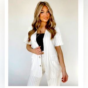 Lelis spring chic striped blazer